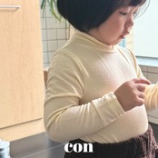 【取寄/韓国直送】CON  Just fit モックネックTシャツ｜秋服｜韓国子供｜26/AT
