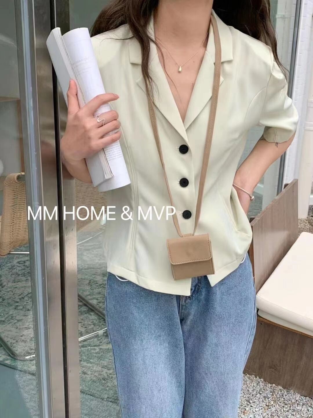 アジャスター　5部袖ジャケット　AJ42441-2032