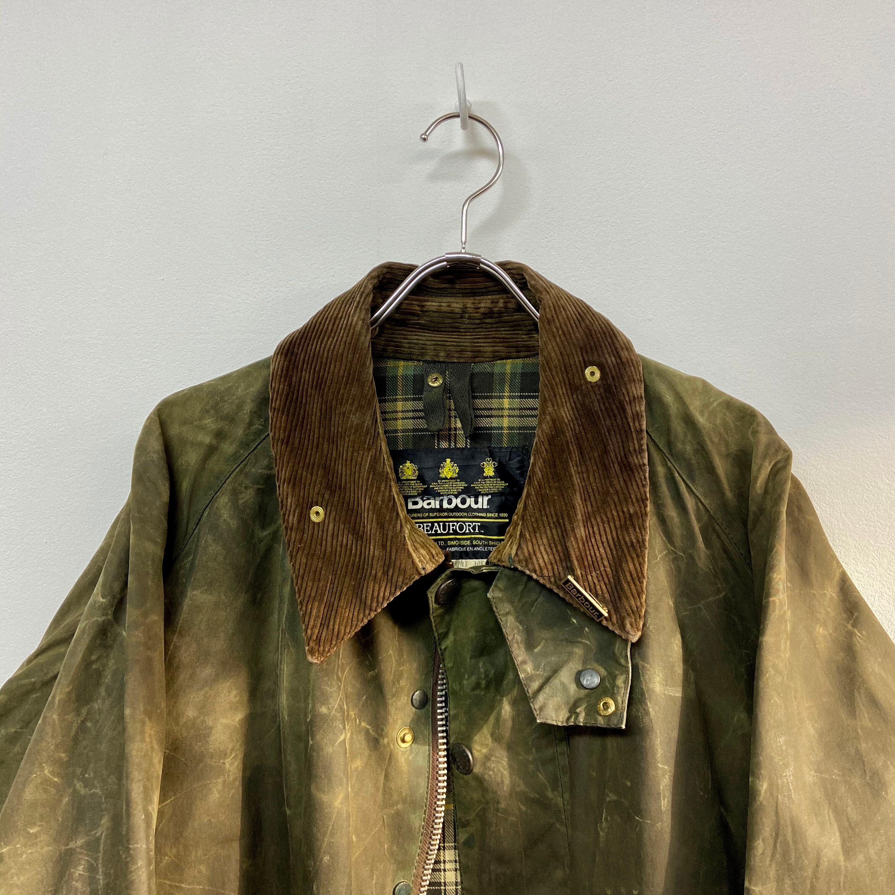 1243. 1990's Barbour BEAUFORT Oiled jacket 90s 90年代 バブアー