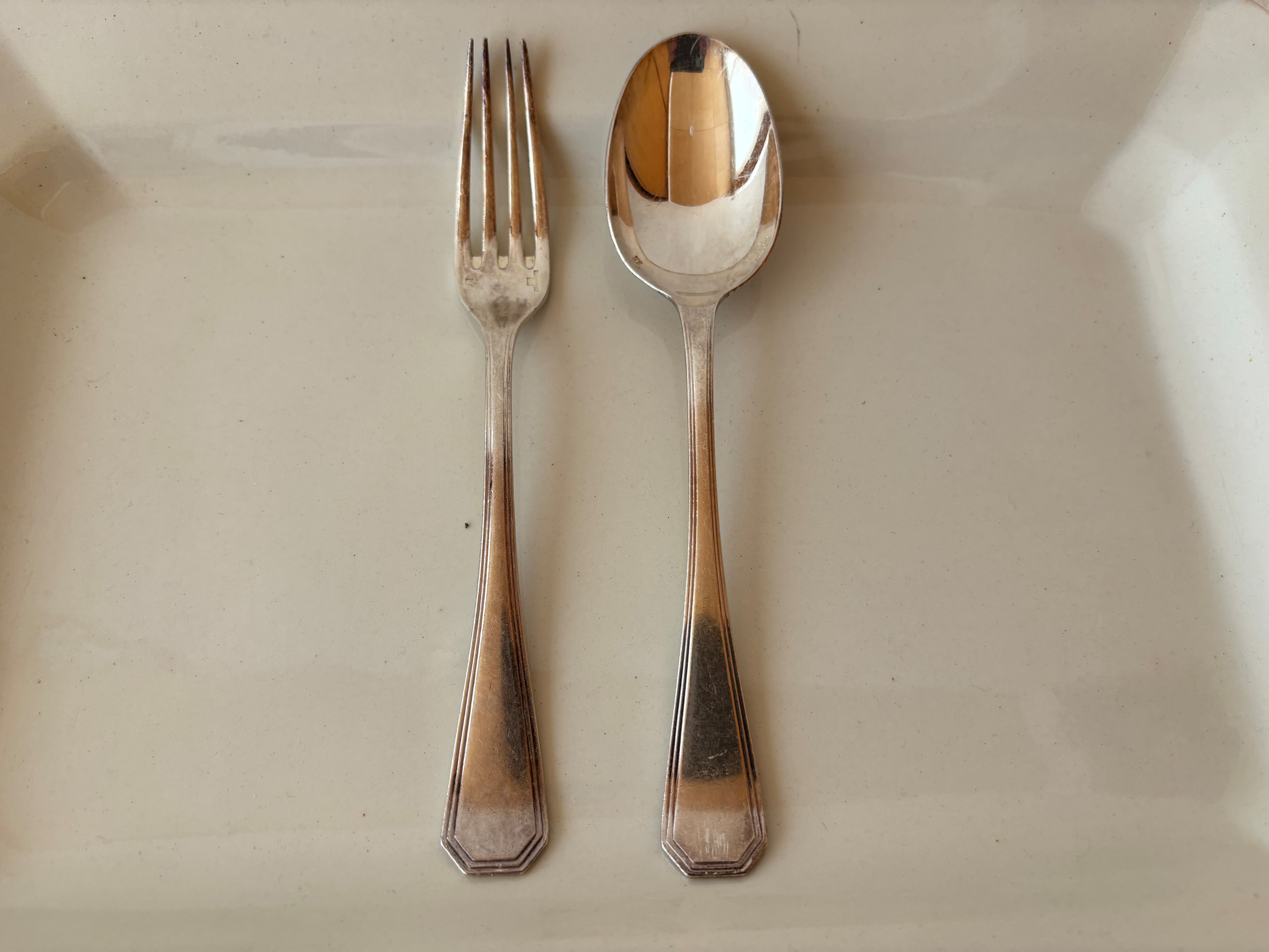 【1set限定】CHRISTOFLE クリストフル サラダフォーク&スプーンセット