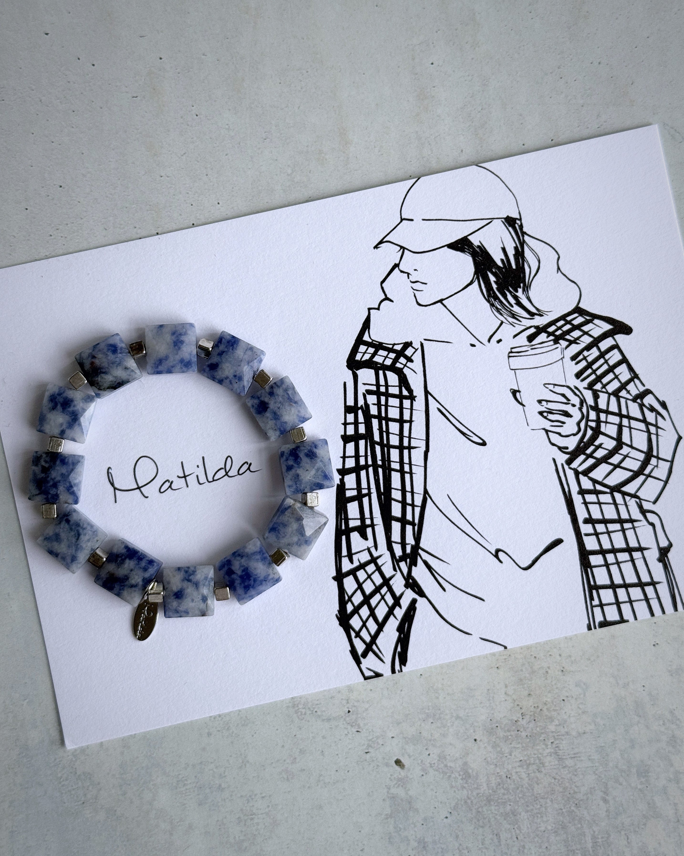 tumble bracelet(ソーダライト)