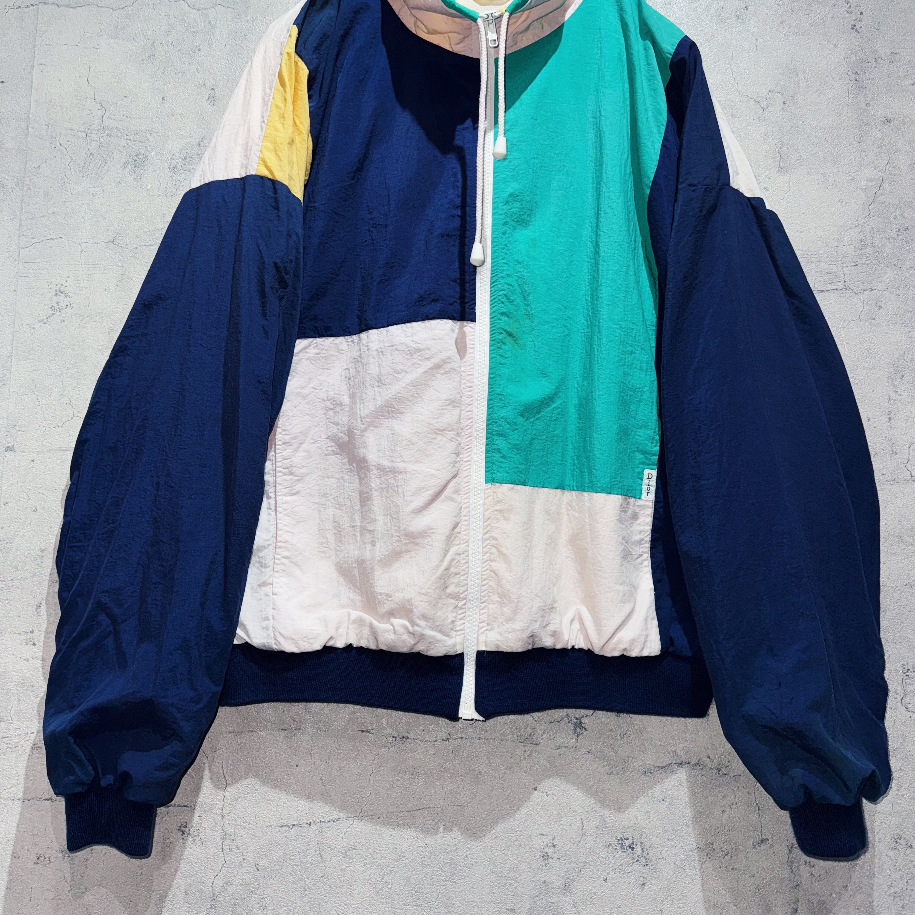80's”Christian Dior”switching color design nylon jacket | ayne