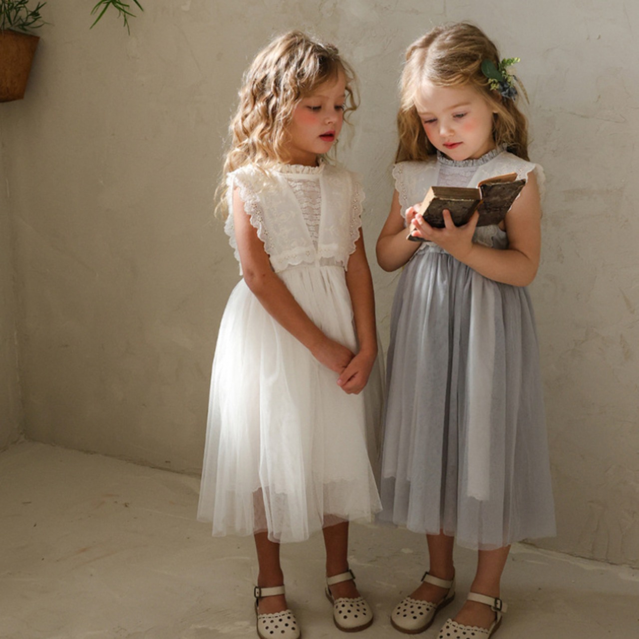 夏レースデザインワンピース