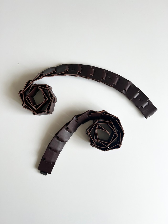 FW1999 CHANEL LEATHER BELT