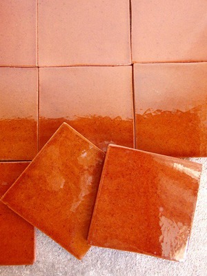 Mexican tile：amber