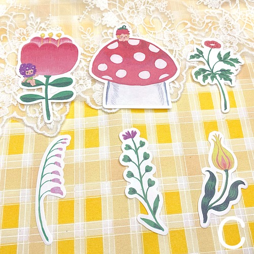 OL154c Oldloli x only two Flower Fairy C ダイカットメモ