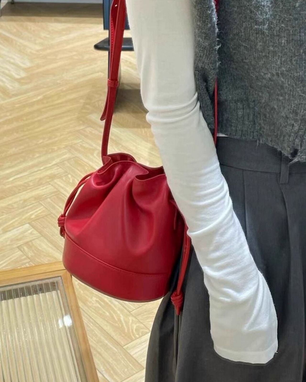 巾着ミニショルダーバッグ 7color  A0388 - 16