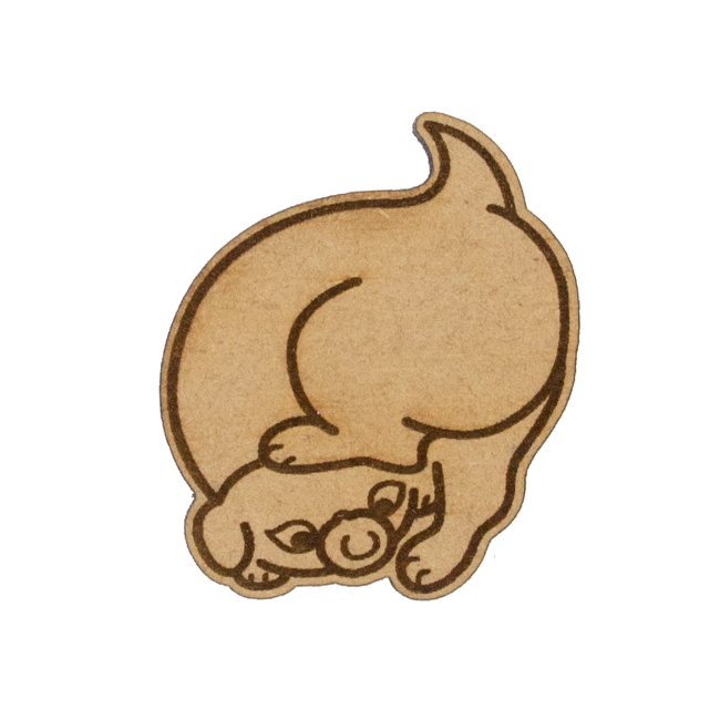 百犬図 部分 伊藤若冲 Brooch Collection