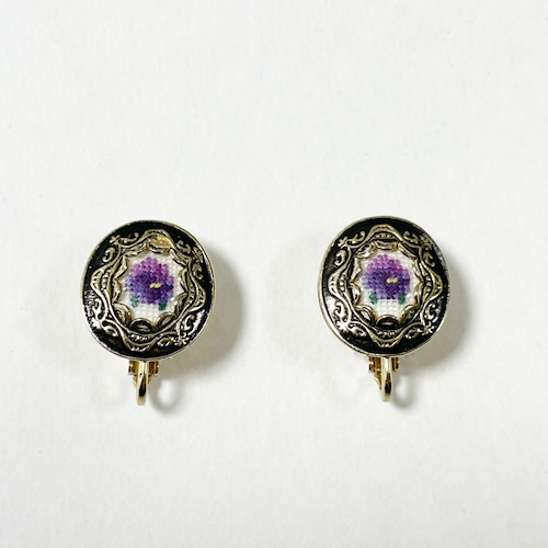 Vintage Petit Point Eearrings