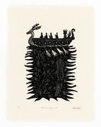 田中彰 TANAKA Sho ［Almanac-11］2024 woodcut/sheet thumbnail 1