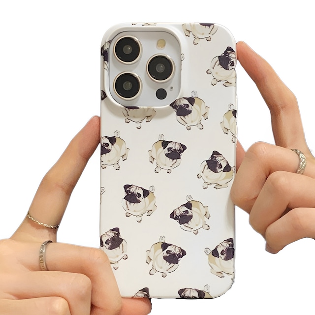 Phone case   -small pugs-   　　phn-72