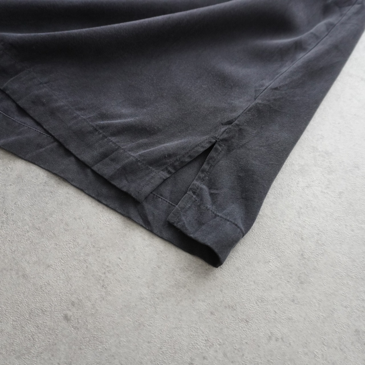 Tommy Bahama Silk open-collar shirt black [L] 古着 - 9