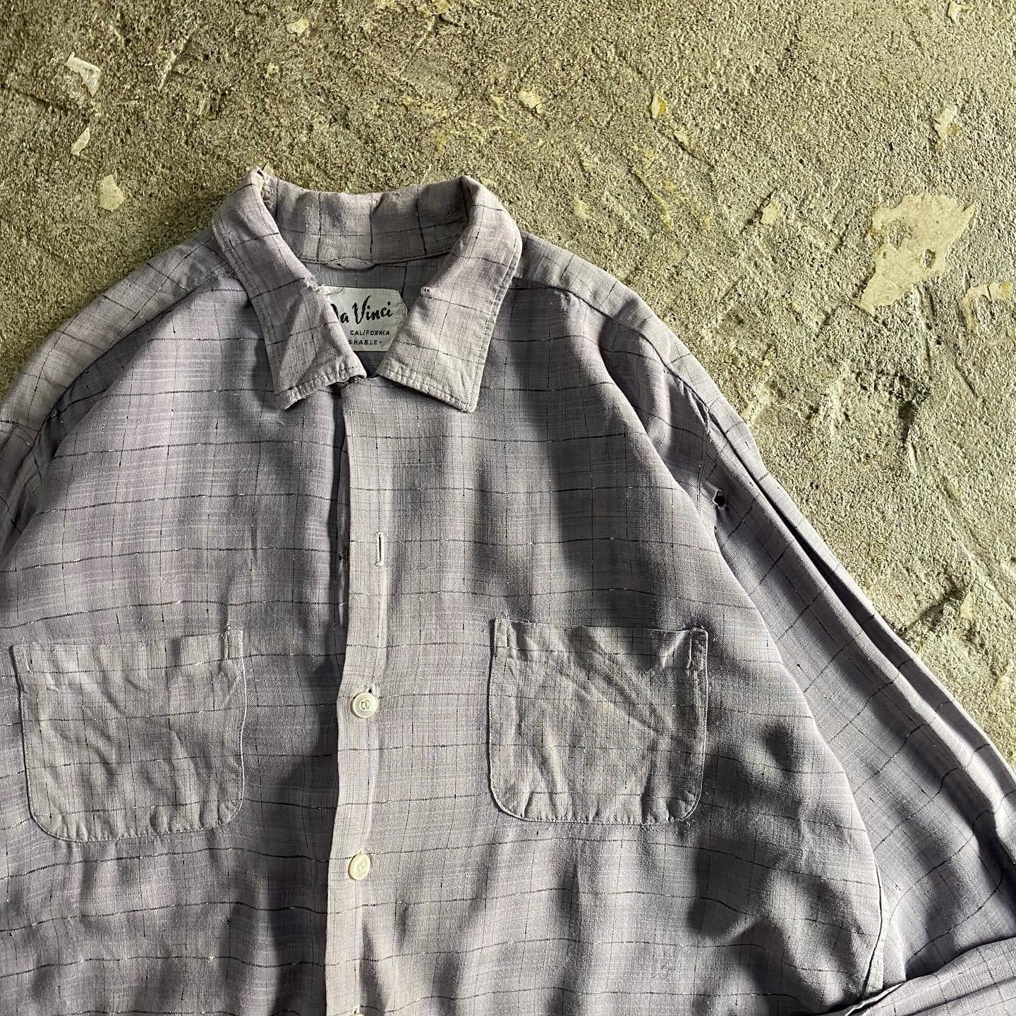 60s vintage Da Vinci rayon shirt | What'z up