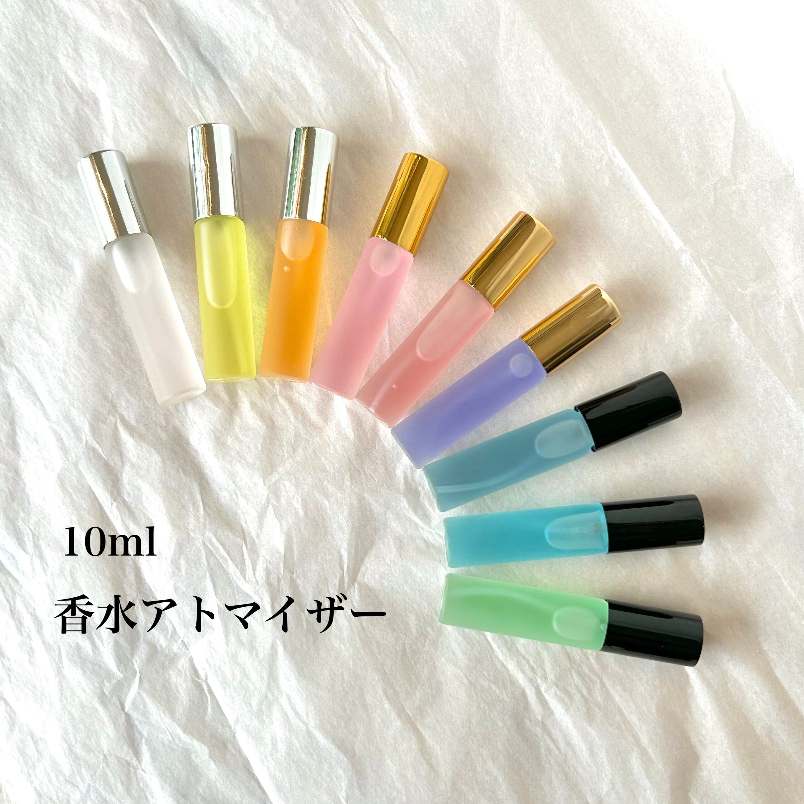 香水用フロストスプレーアトマイザー 10ml (すりガラスつや消し