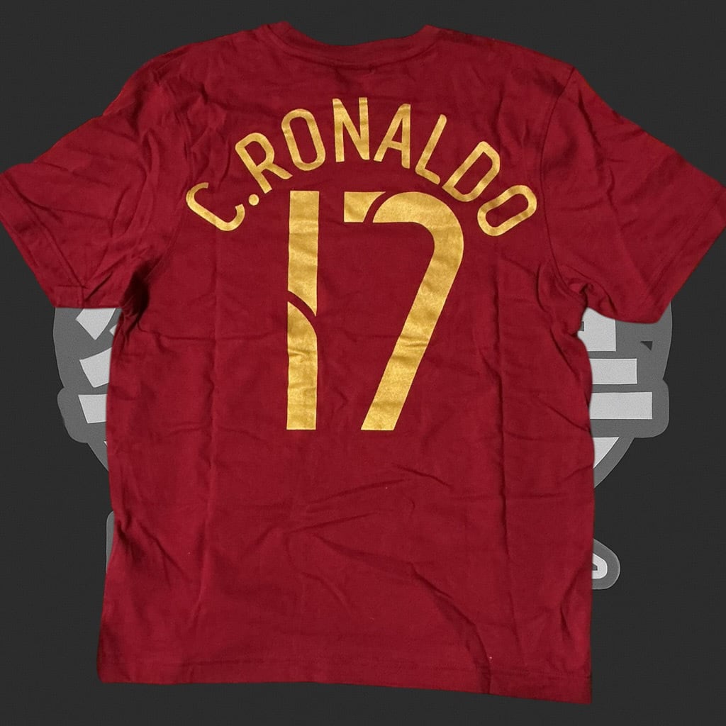NIKE】 ポルトガル C.RONALDO 17 Tシャツ バーガンディ M相当 | 変奇堂