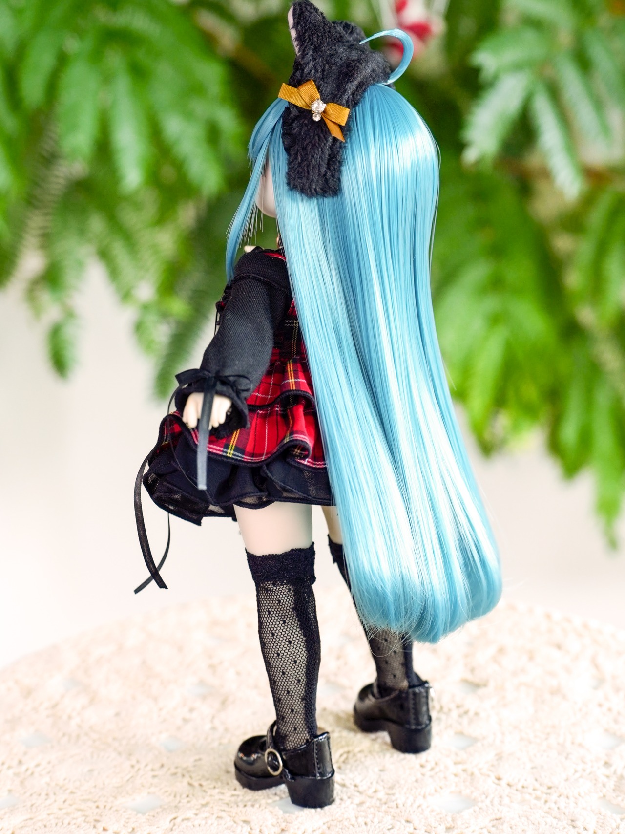 『受注 Pre-order』1/6 TinyFox【オフショルワンピ・ロックルージュ】【Off-shoulder dress(Red)】 - 16