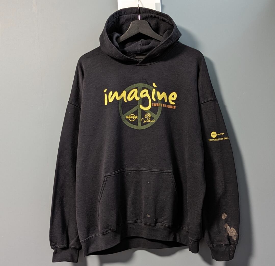hardrock cafe limited John lennon sweat foody 小岩店