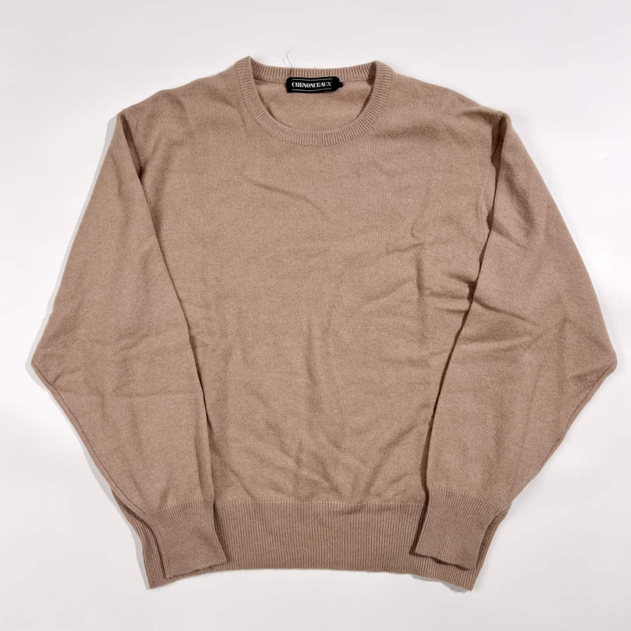 アンサンブル カシミヤ100% CHENONCEAUX シュノンソー セットアップ カーディガン ニット セーター /ベージュ系 レディース