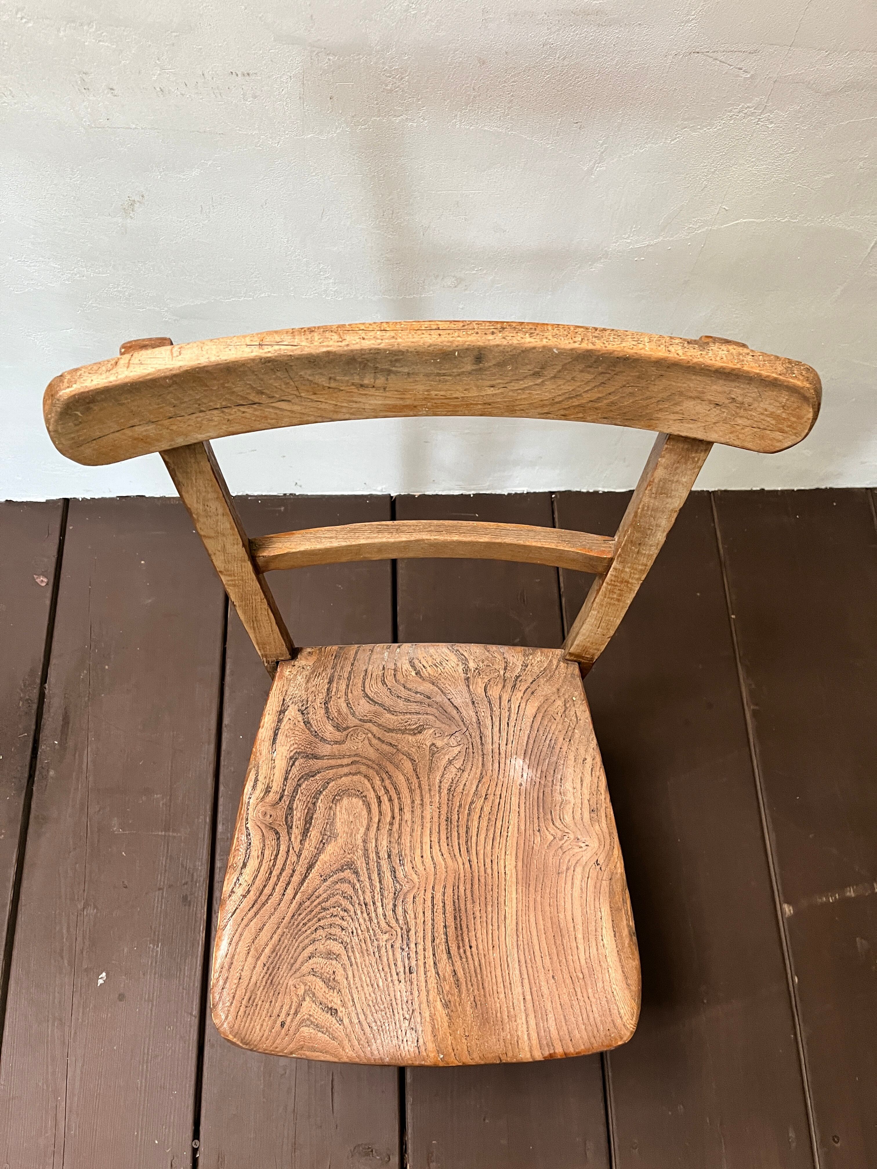 Antique school chair 1910-30's U.K＜アンティークチェア・イギリス