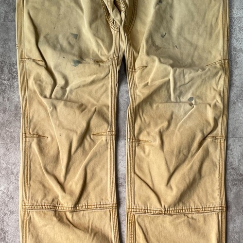 20s ニカラグア製 ブラウン ダブルニー Carhartt 36×34 詳細写真4