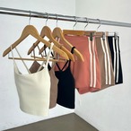 W line short leggings【3 colors】