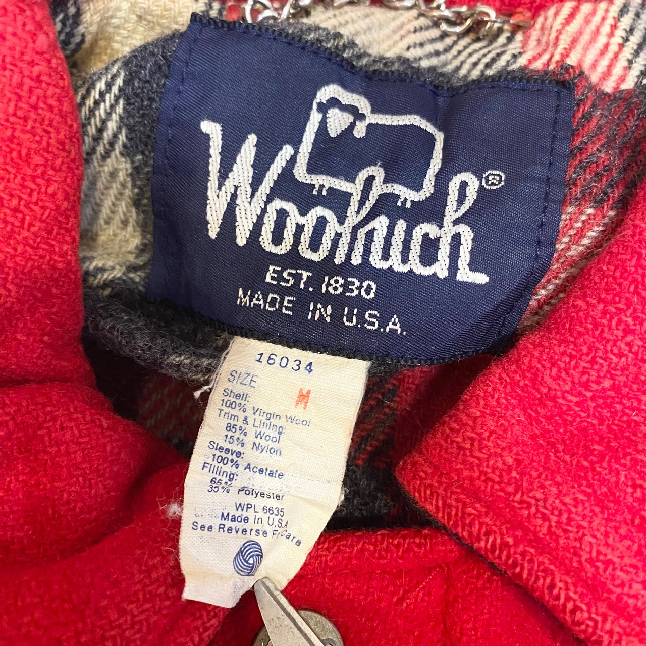80s WOOLRICH / ウールリッチ USA製 ウールジャケット サイズM 