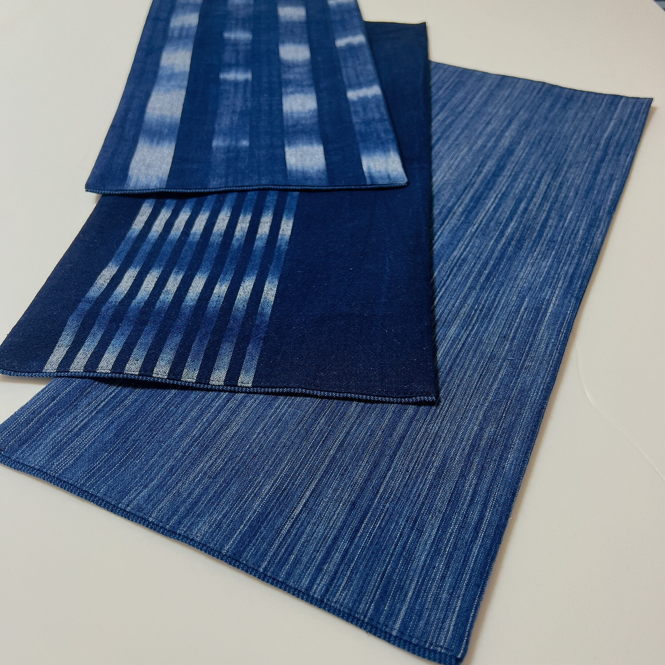 確認用です　久留米絣テーブルランナー 46/D. | 久留米絣 テーブルランナー（ダークグレー 