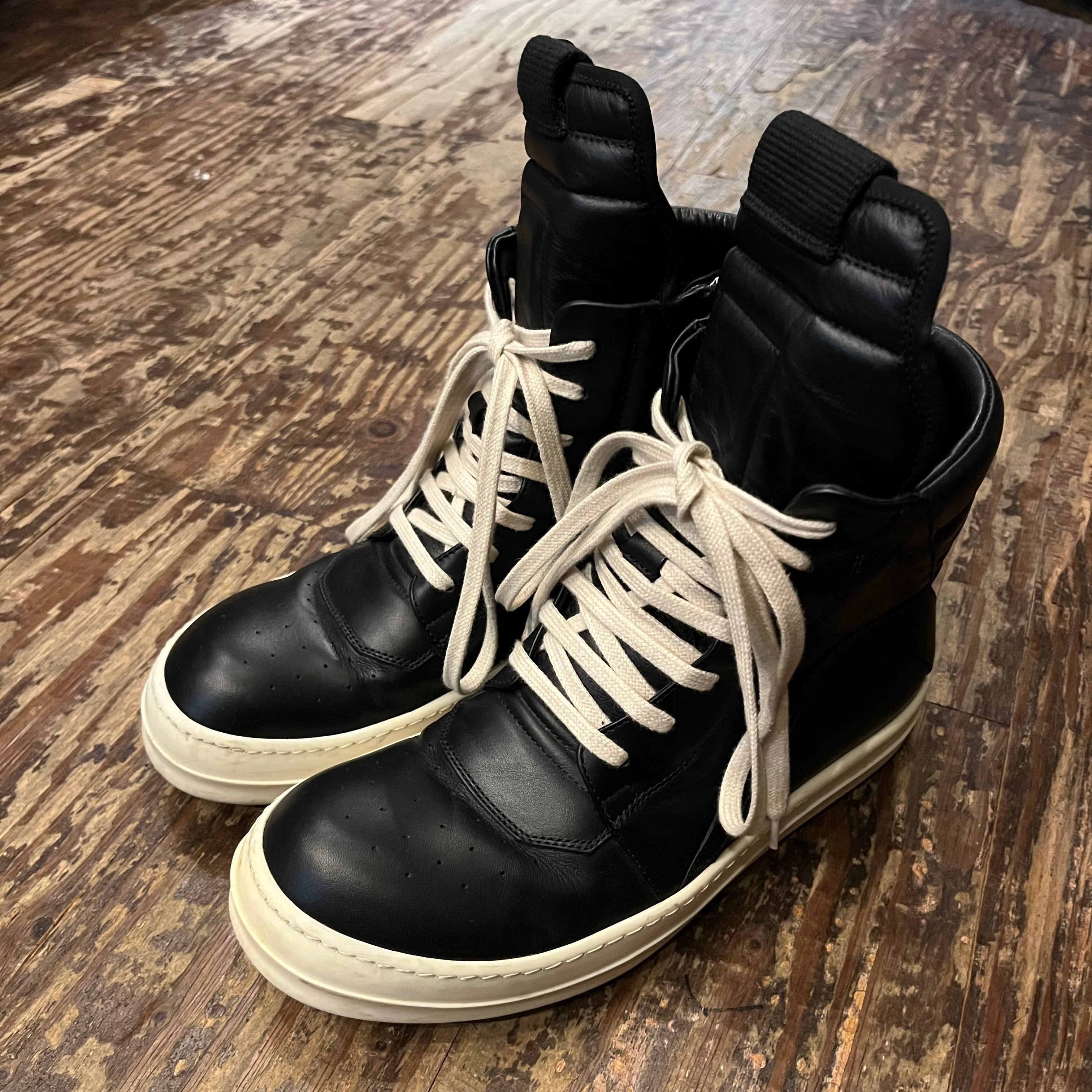 Rick Owens リックオウエンス Geobasket ジオバスケット レザー  
