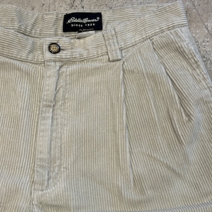 EDDIE BAUER CORDS PANT BEIGE 実寸W32 L31