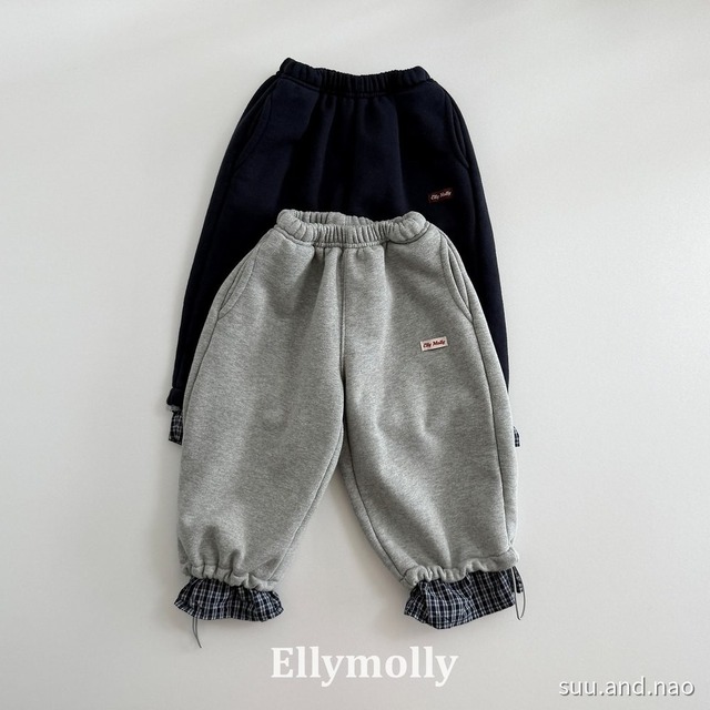 取寄:ELLYMOLLY ハッシュ配色パンツ※送料無料