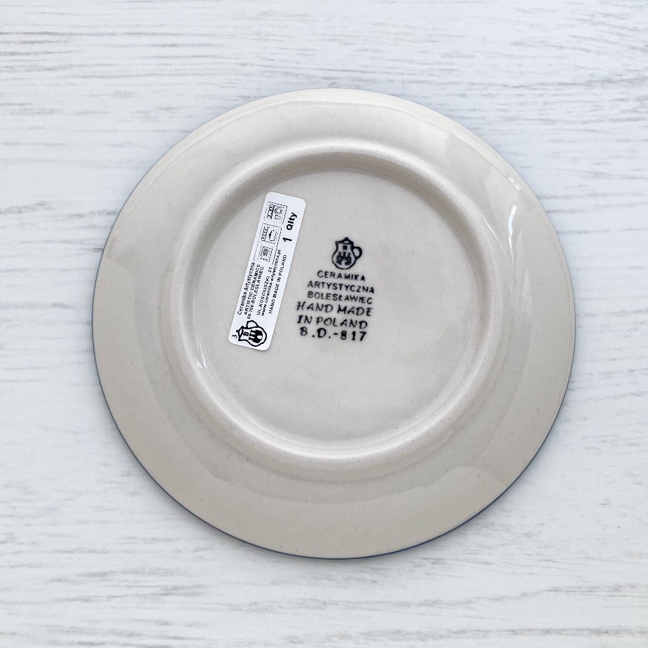 ポーランド食器 16cmプレート 花 ミモザ ツェラミカ アルティスティ