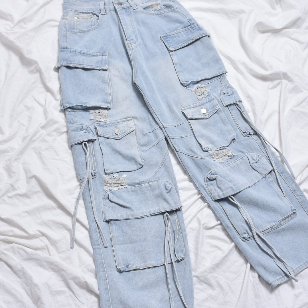 ROLD SKOV デニム カーゴパンツ ROLD SKOV デニム カーゴパンツ