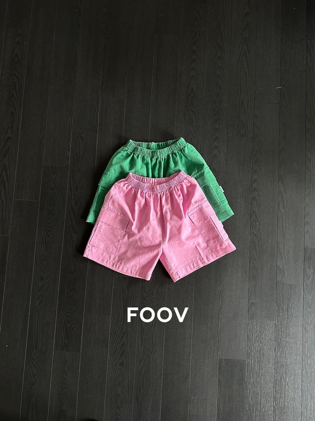 【取寄】foov｜color pigment pants｜カラーピグメントパンツ｜S-JM｜kids&jr｜26 summer