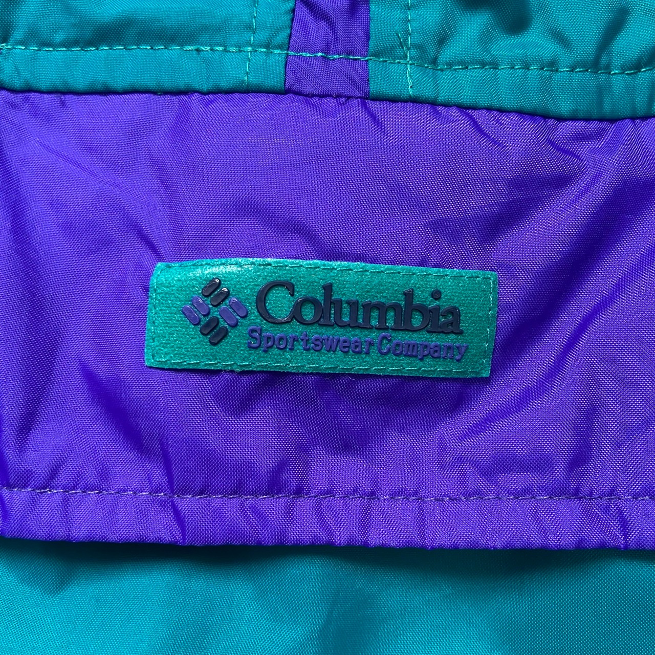 80年代 ビンテージ Columbia コロンビア ナイロン プルオーバー 