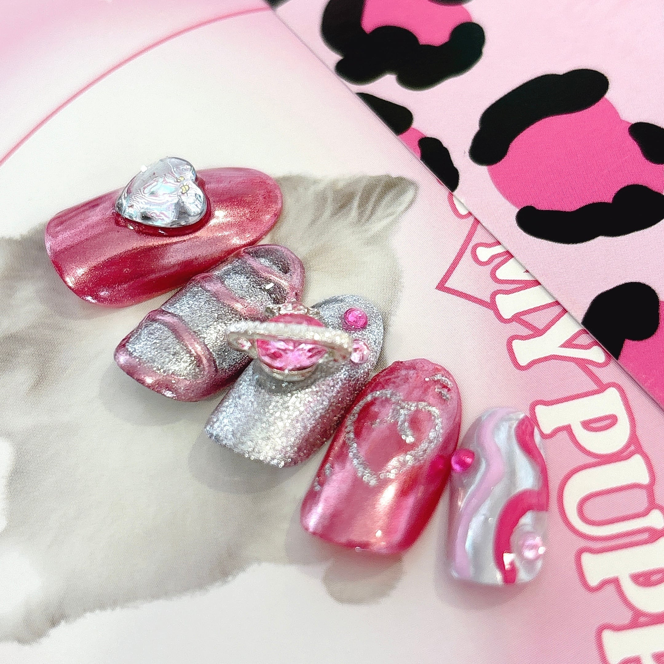 TSUMEKIRA プレインシート 【アート・ネイル用品】 2枚セット 台紙