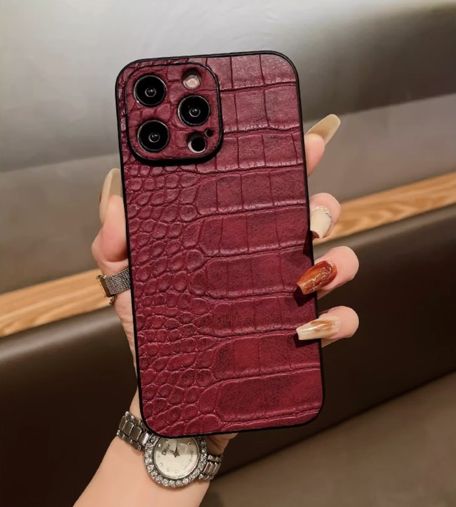 iPhone15 Pro Maxケース iPhone15 Proケース クロコダイル柄 iPhone15 Pro Maxケース iPhone15 Proケース クロコダイル柄