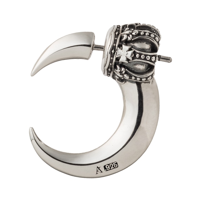 【ピアス売り上げランキング5位】クレセントムーンピアス　AKE0111　Crescent Moon Earring　シルバーアクセサリー Silver jewelry