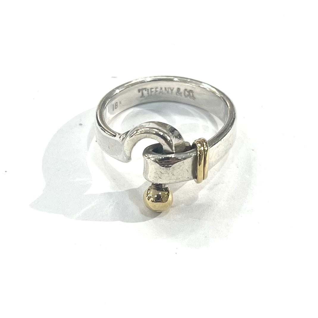 TIFFANY&CO】【13号 】2784 ティファニーフックゴールドリング
