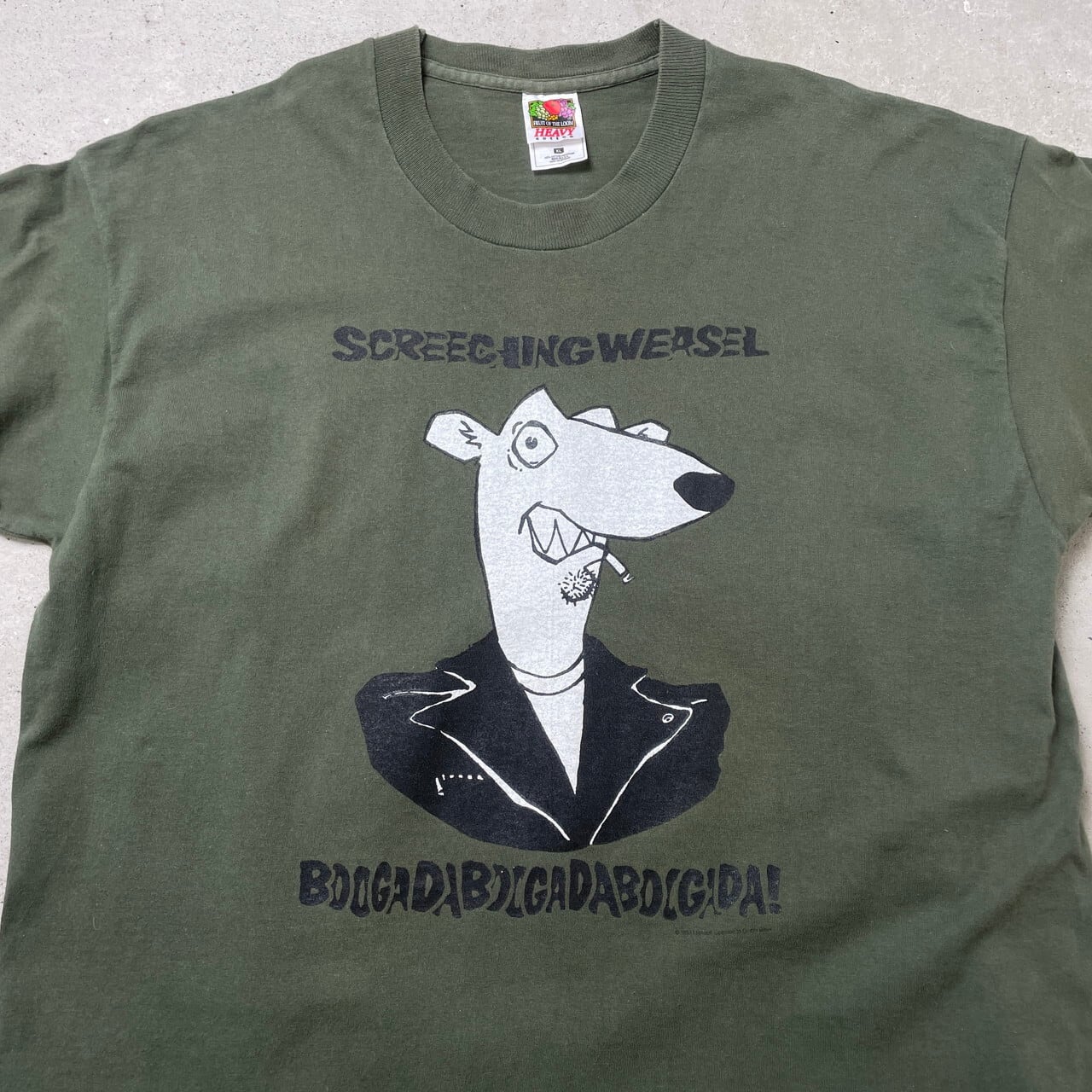 USA製 XL バンドTシャツ Weasel Screeching ビンテージ  Weasel Screeching Vintage トップス