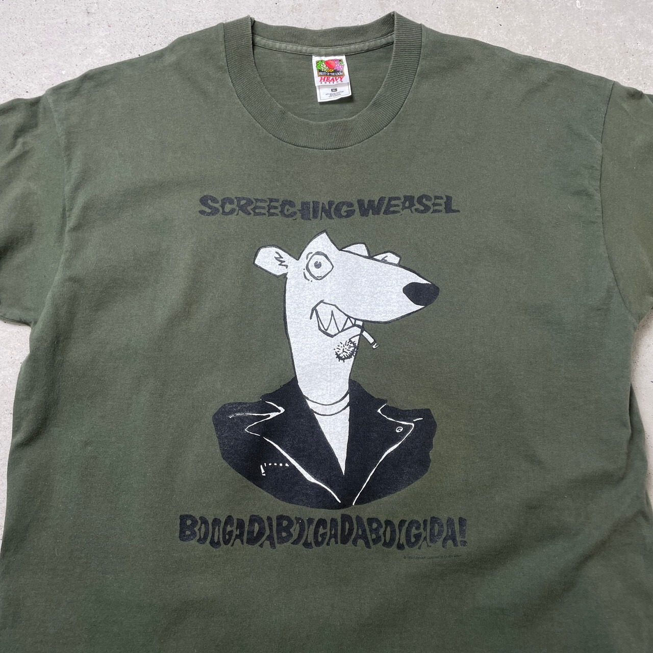 90年代 USA製 SCREECHING WEASEL スクリーチング ウィーゼル バンドT 
