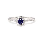 サファイア(0.38ct)リング/PT900