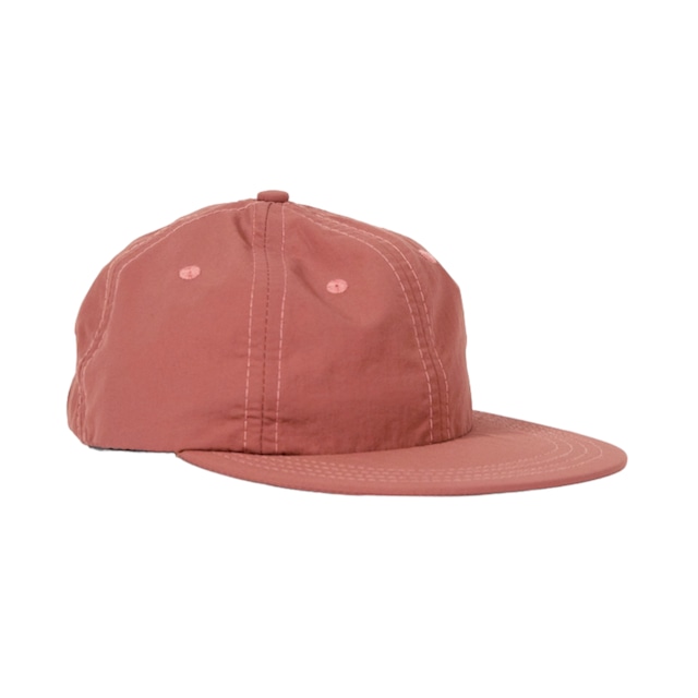 Lite Year Nylon Twill Weather Cloth 6 Panel Cap Rose