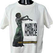 【MARILYN MONROE】マリリンモンロー ”THE LEGEND LIVE” 1993コピーライト USA製 Vintage Tシャツ