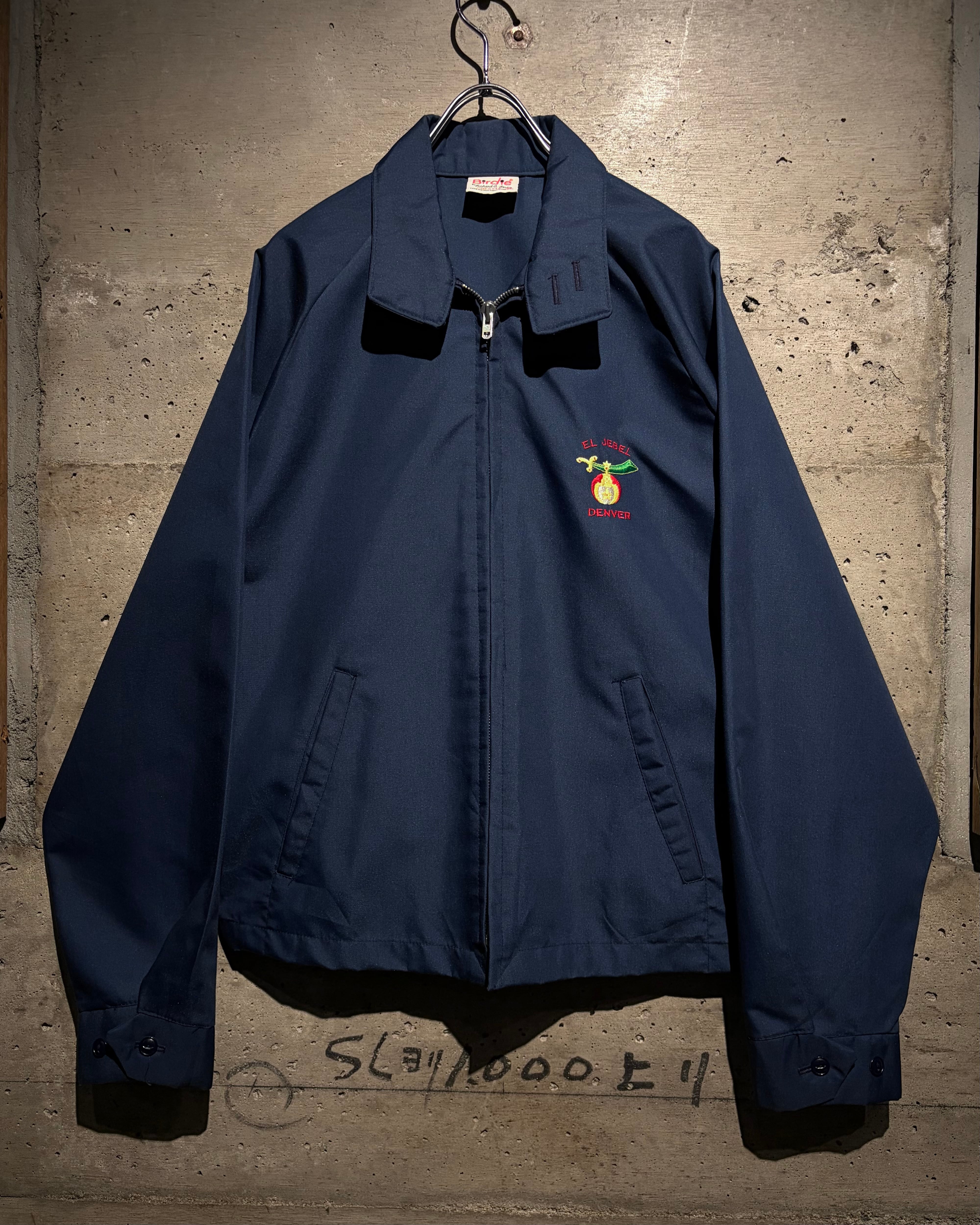 Caka】70's “Freemason”“Shriners” Embroidery Vintage Harrington