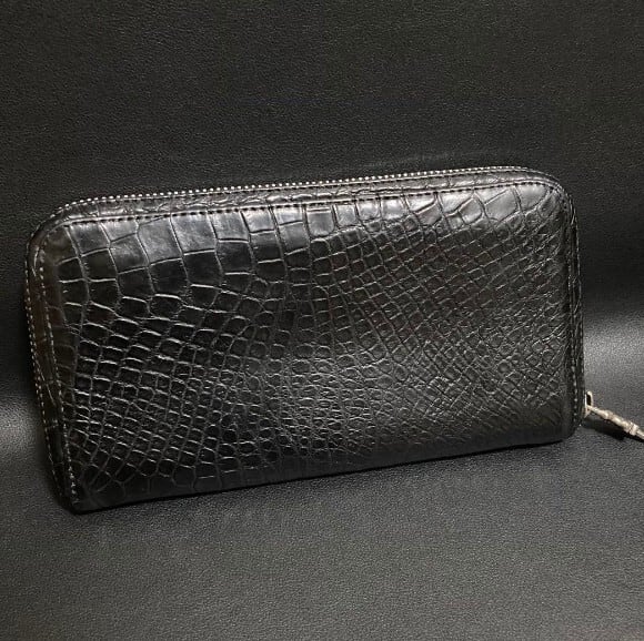CHROME HEARTS クロムハーツ REC F ZIP アリゲーター クロコ 長 CHROME HEARTS クロムハーツ REC F ZIP アリゲーター クロコ 長
