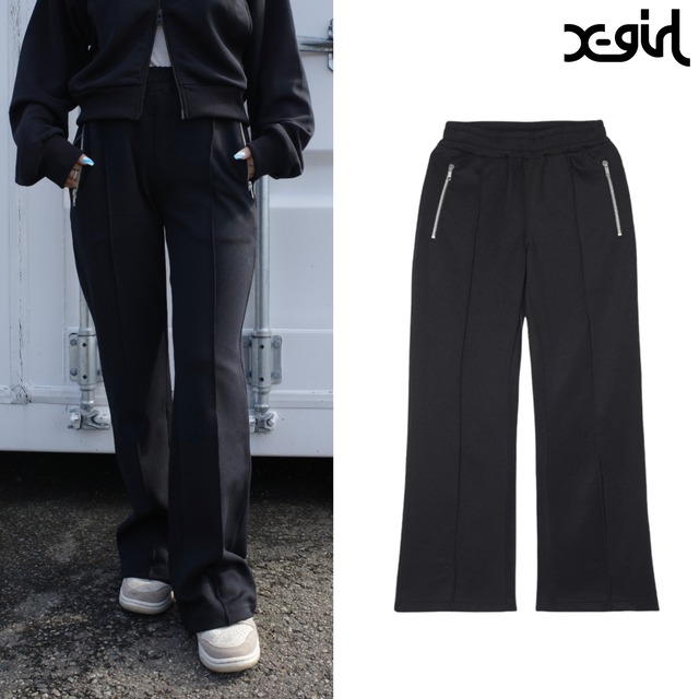 【X-girl】LOW RISE JERSEY PANTS【エックスガール】