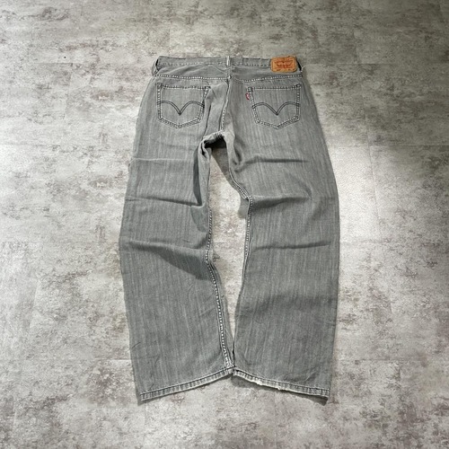 【W36 L34】 usa levi's 先染ブラック リーバイス 569 詳細写真2