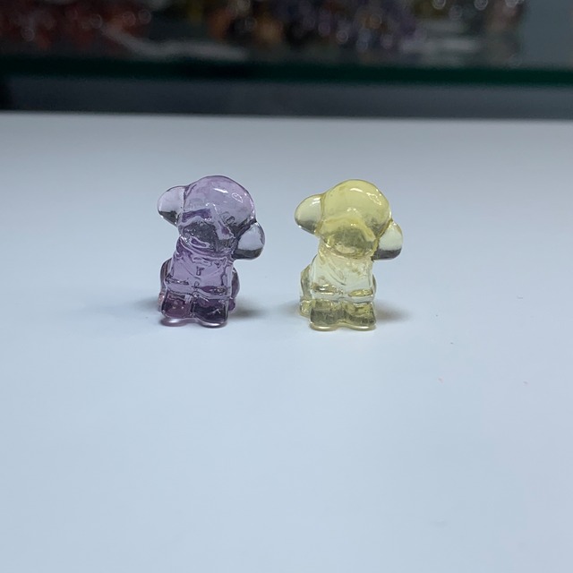 14.ペア☆可愛いフローライト･トイプードル