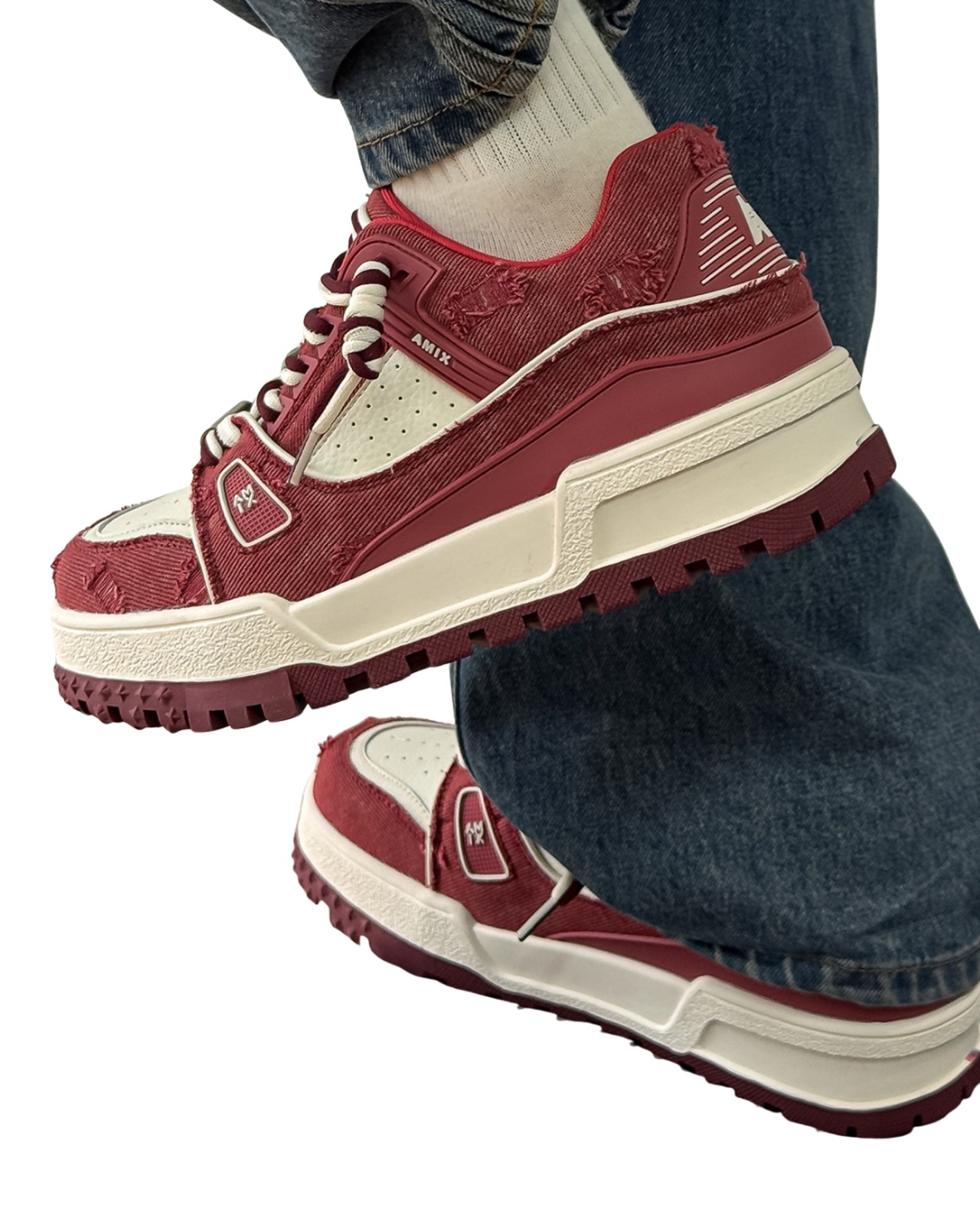 ヴィンテージクラッシュレイヤースニーカー(SHS00060)