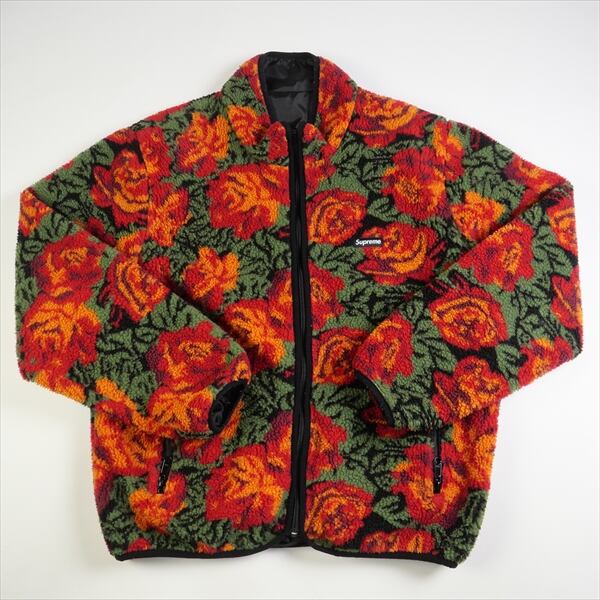 リバーシブルSupreme Roses Sherpa Fleece Jacket